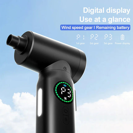 AirClean™ 2-in-1 Luchtzuiger en Blazer | Krachtig reinigen en stofvrij maken in één compact apparaat