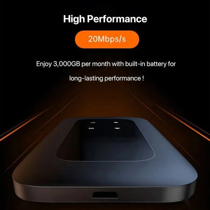 GoNet™ Draagbare 5G WiFi-router | Supersnel internet, altijd en overal