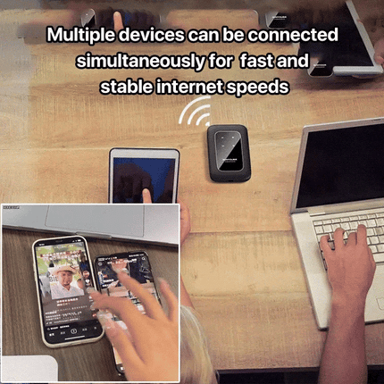 GoNet™ Draagbare 5G WiFi-router | Supersnel internet, altijd en overal