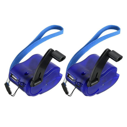 CrankCharge™ Noodoplader | Altijd stroom bij de hand, zelfs zonder stopcontact