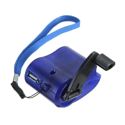 CrankCharge™ Noodoplader | Altijd stroom bij de hand, zelfs zonder stopcontact