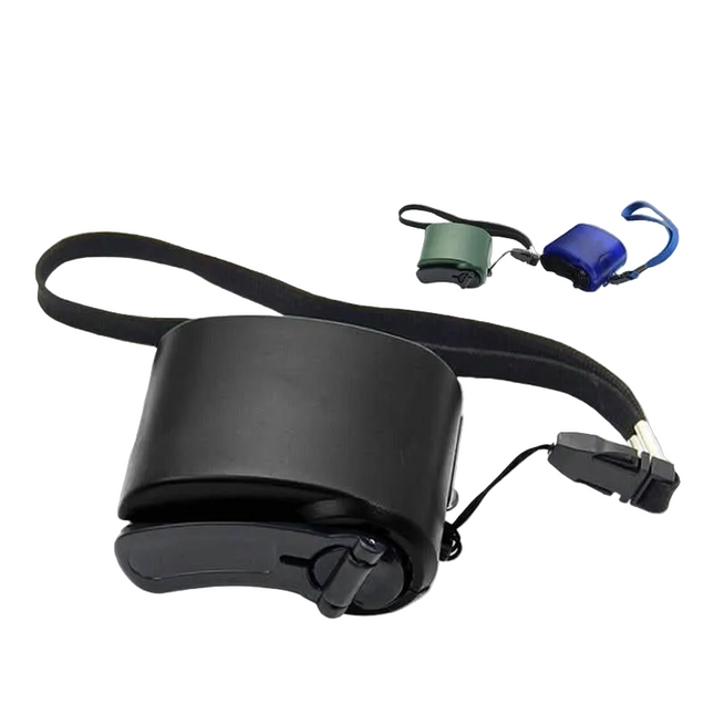 CrankCharge™ Noodoplader | Altijd stroom bij de hand, zelfs zonder stopcontact