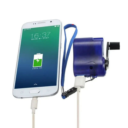 CrankCharge™ Noodoplader | Altijd stroom bij de hand, zelfs zonder stopcontact