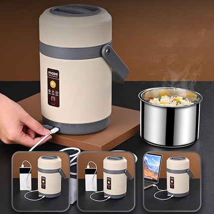 HeatMeal™ Draagbare Lunchbox | USB-verwarmd voor warme maaltijden onderweg