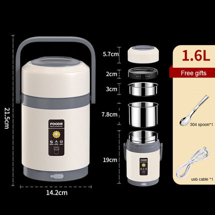 HeatMeal™ Draagbare Lunchbox | USB-verwarmd voor warme maaltijden onderweg