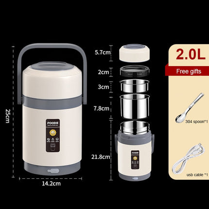 HeatMeal™ Draagbare Lunchbox | USB-verwarmd voor warme maaltijden onderweg