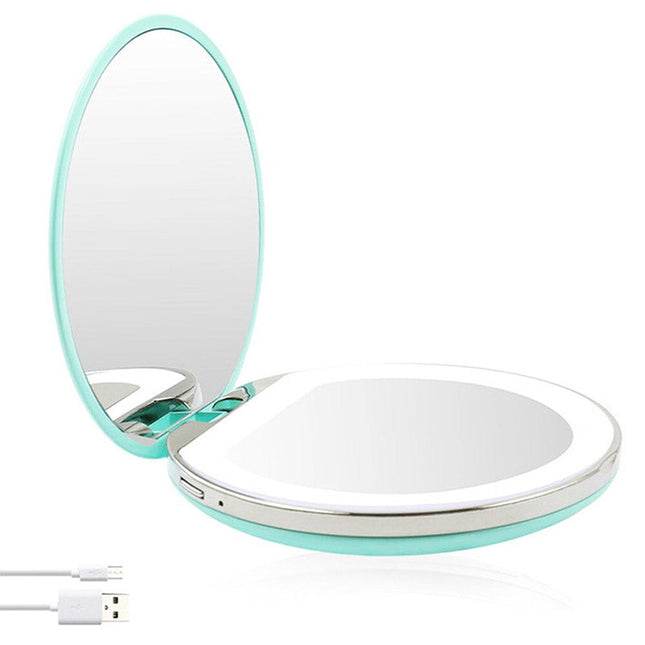 GlowMirror™ Draagbare Make-up Spiegel | Altijd perfect zicht, waar je ook bent