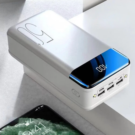 PowerCharge™ Draagbare Powerbank 100.000 mAh | Blijf nooit zonder stroom, waar je ook bent!