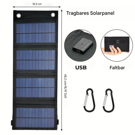 SolarCharge™ Powerbank | Altijd stroom, zelfs zonder stopcontact