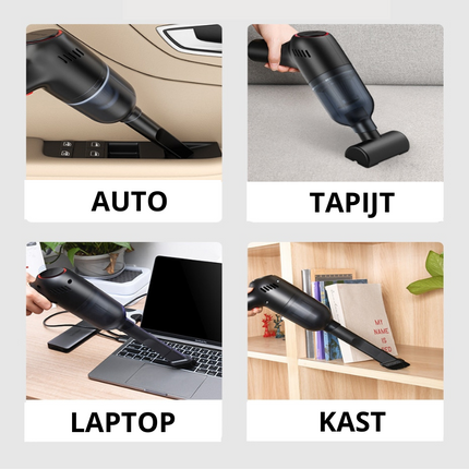 CleanGo™ Draagbare Stofzuiger voor Auto en Huis | Snel en krachtig schoonmaken, overal