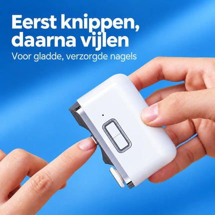 TrimEase™ Elektrische 2-in-1 nagelknipper en nagelvijl | Veilig, snel en moeiteloos mooie, gladde nagels!