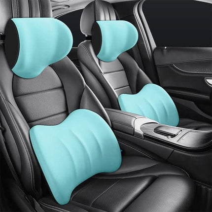ErgoSupport™ Kussenset | Ergonomische ondersteuning voor nek, rug en comfortabel zitten