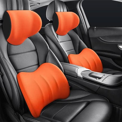 ErgoSupport™ Kussenset | Ergonomische ondersteuning voor nek, rug en comfortabel zitten