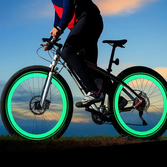 BikeGlow™ Fietsventielverlichting LED | Veilig zichtbaar tijdens nachtelijke ritten