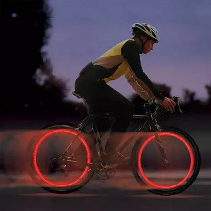 BikeGlow™ Fietsventielverlichting LED | Veilig zichtbaar tijdens nachtelijke ritten