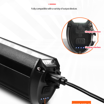 PowerRide™ Fietsverlichting met Powerbank | Maximale zichtbaarheid en altijd opgeladen onderweg