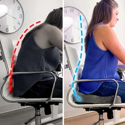 ComfortCore™ Zitkussen | Ergonomische ondersteuning voor comfortabel zitten, thuis en onderweg