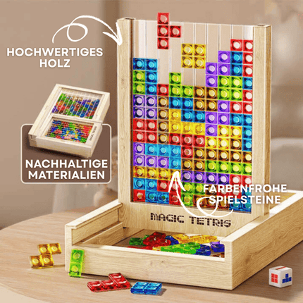 TetraFun™ Puzzelspel | Leerzaam speelplezier voor het hele gezin