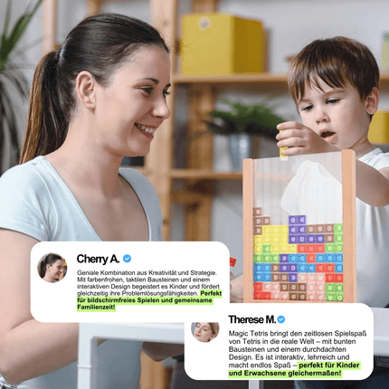 TetraFun™ Puzzelspel | Leerzaam speelplezier voor het hele gezin