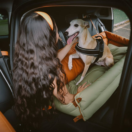 SeatPaw Elite™ Hondenautobed | Veilig en comfortabel reizen met je hond