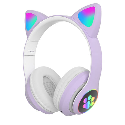 KittyBeats™ LED Kattenhoofdtelefoon | Speels design met draadloos luistercomfort