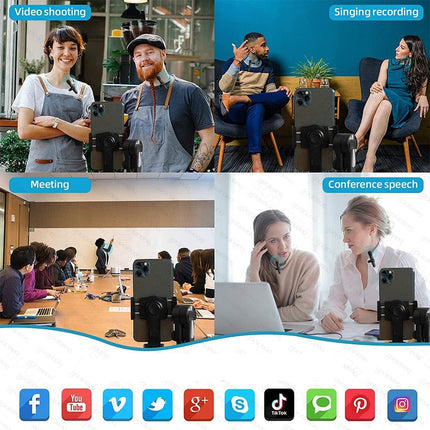 ClearMic™ Draadloze Lavalier Microfoon | Professioneel geluid, direct klaar voor gebruik