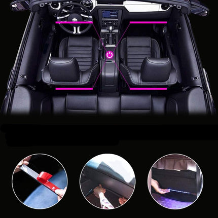 GlowDrive™ Auto Sfeerverlichting | Geef je auto direct een luxe uitstraling