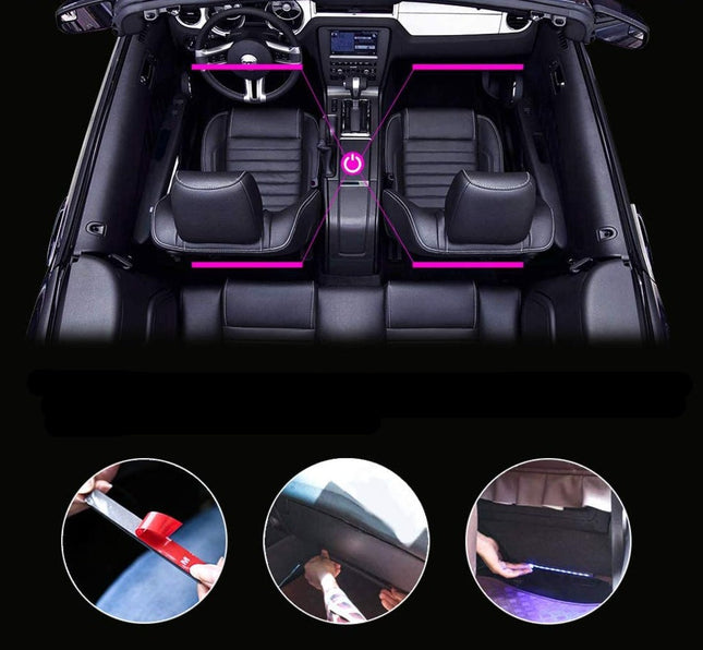 GlowDrive™ Auto Sfeerverlichting | Geef je auto direct een luxe uitstraling