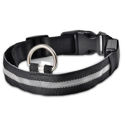 GlowSafe™ LED Hondenhalsband | Maximale zichtbaarheid en veiligheid in het donker