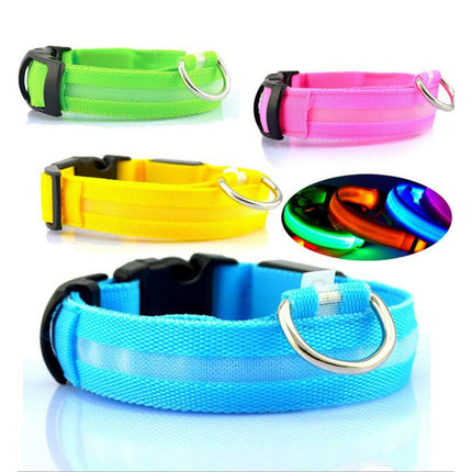 GlowSafe™ LED Hondenhalsband | Maximale zichtbaarheid en veiligheid in het donker