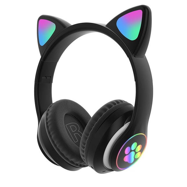 KittyBeats™ LED Kattenhoofdtelefoon | Speels design met draadloos luistercomfort