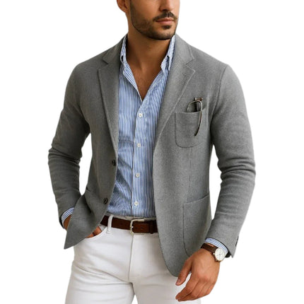 ClassicFit™ Heren Blazer met Reverskraag | Tijdloze elegantie voor elke gelegenheid
