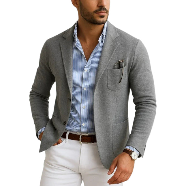 ClassicFit™ Heren Blazer met Reverskraag | Tijdloze elegantie voor elke gelegenheid