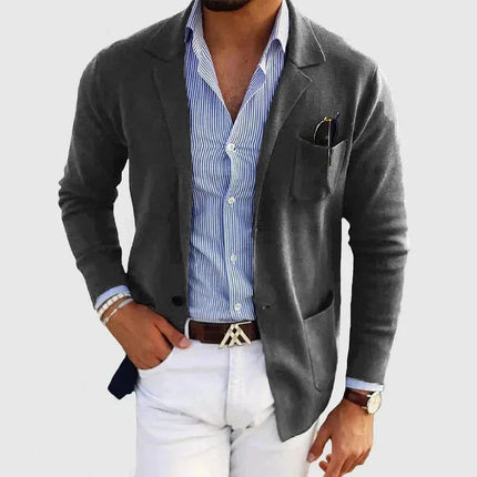 ClassicFit™ Heren Blazer met Reverskraag | Tijdloze elegantie voor elke gelegenheid