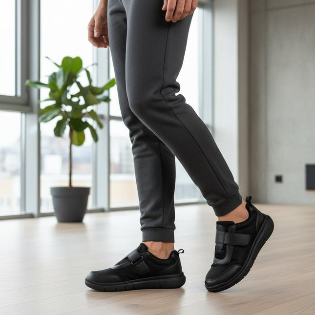 CAREMAN™ Heren Comfort Schoenen | Extra Brede Pasvorm voor Optimale Steun