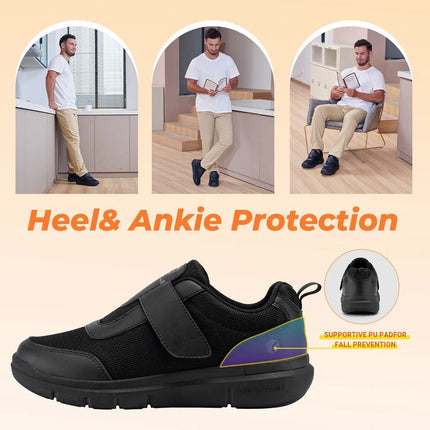 CAREMAN™ Heren Comfort Schoenen | Extra Brede Pasvorm voor Optimale Steun