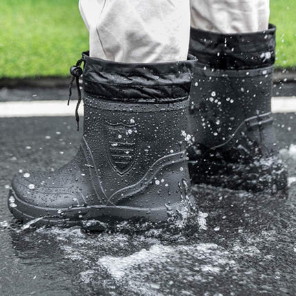 RainTex™ Heren Thermische Regenlaarzen | Warmte, comfort en stijl voor koude dagen