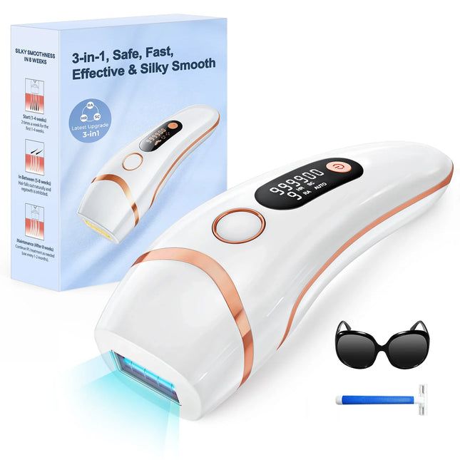 SmoothMen™ IPL Ontharingsapparaat | Pijnloos en langdurig ontharen voor mannen