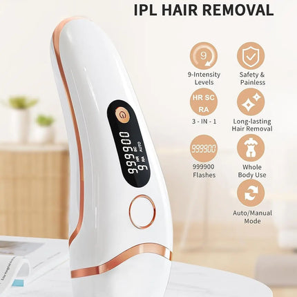SmoothMen™ IPL Ontharingsapparaat | Pijnloos en langdurig ontharen voor mannen
