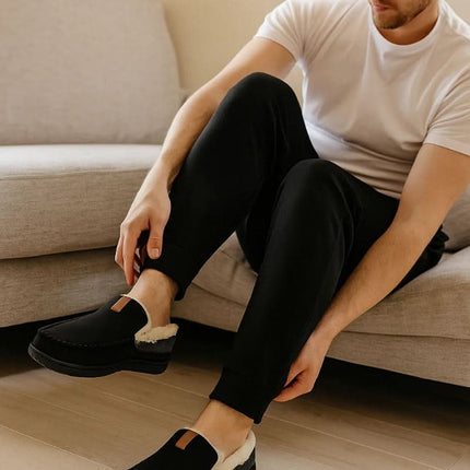 WoolComfort™ Heren Loafers | Warme en stijlvolle schoenen voor koude dagen