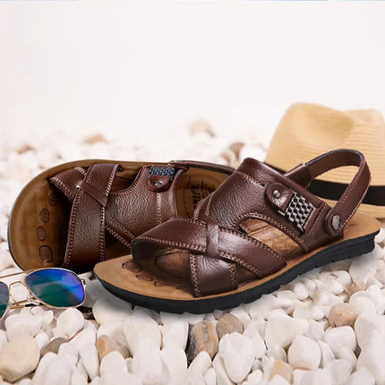 RomaStep™ Heren Sandalen | Stijlvol comfort voor warme zomerdagen