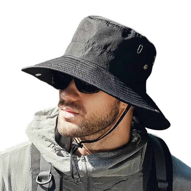 Bram™ Heren Vissershoed met Brede Rand | Maximale zonbescherming en comfort voor elke outdoor dag