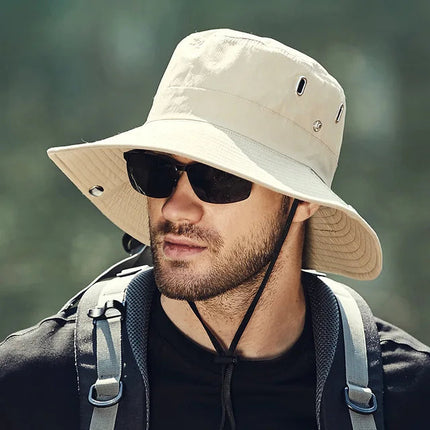 Bram™ Heren Vissershoed met Brede Rand | Maximale zonbescherming en comfort voor elke outdoor dag
