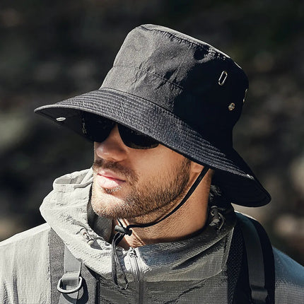 Bram™ Heren Vissershoed met Brede Rand | Maximale zonbescherming en comfort voor elke outdoor dag