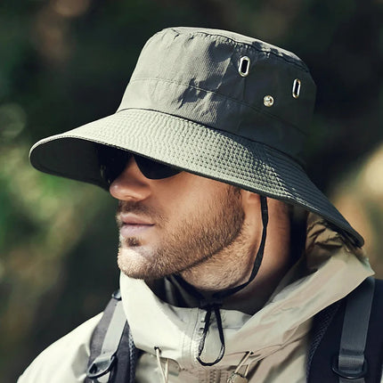 Bram™ Heren Vissershoed met Brede Rand | Maximale zonbescherming en comfort voor elke outdoor dag