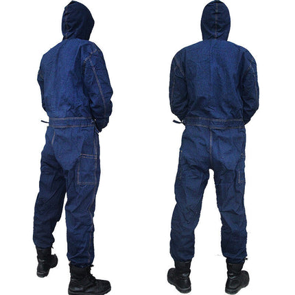 DenimWork™ Heren Werkoveralls Spijkerstijl | Robuust, stijlvol en klaar voor elke werkdag