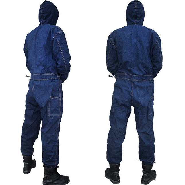 DenimWork™ Heren Werkoveralls Spijkerstijl | Robuust, stijlvol en klaar voor elke werkdag