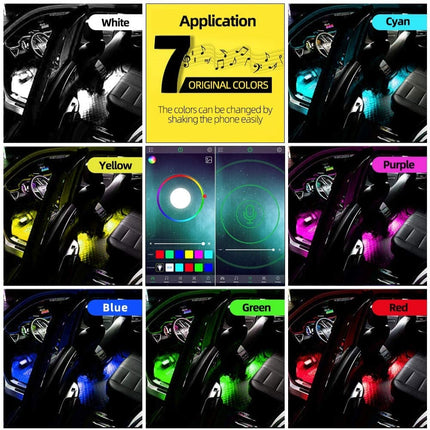 GlowDrive™ Auto Sfeerverlichting | Geef je auto direct een luxe uitstraling