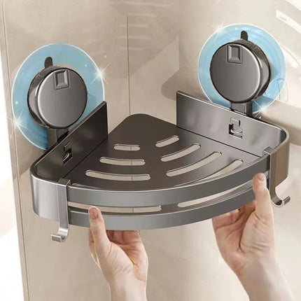 AquaCorner™ Hoekbadkamerorganizer | Praktisch en stabiel zonder boren