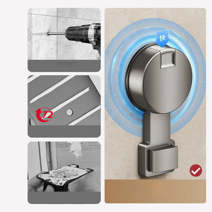 AquaCorner™ Hoekbadkamerorganizer | Praktisch en stabiel zonder boren